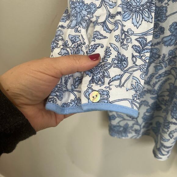 J. Jill Cotton Tencel Modal Soft Touch Knit Top Long Sleeve Sz M Tall - Picture 5 of 9